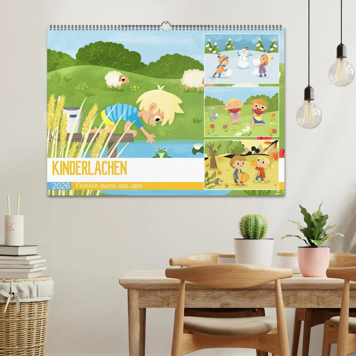 Bild: 9783457627341 | KINDERLACHEN - Fröhlich durch das Jahr - Ein Kinderkalender...