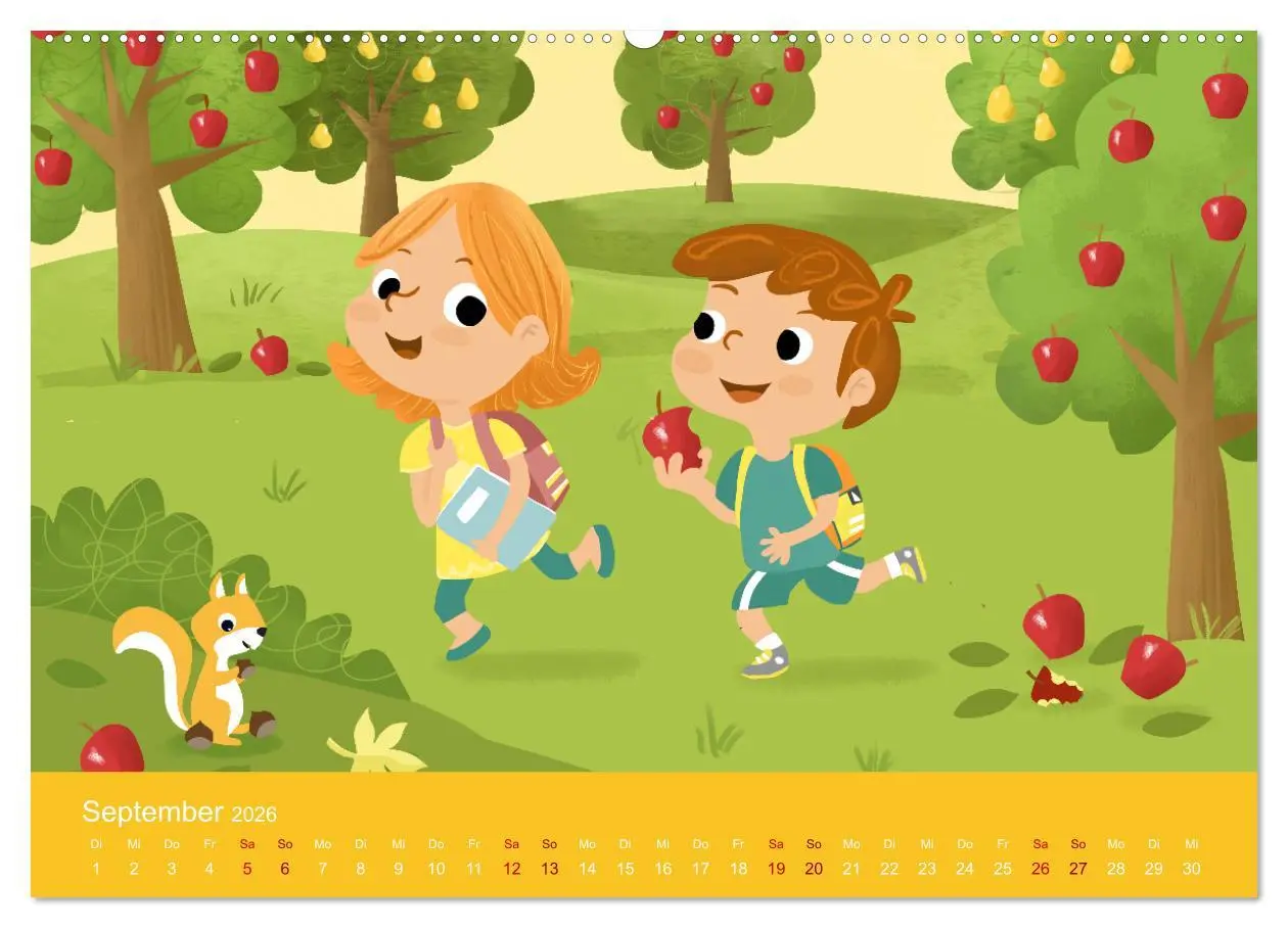 Bild: 9783457627341 | KINDERLACHEN - Fröhlich durch das Jahr - Ein Kinderkalender...