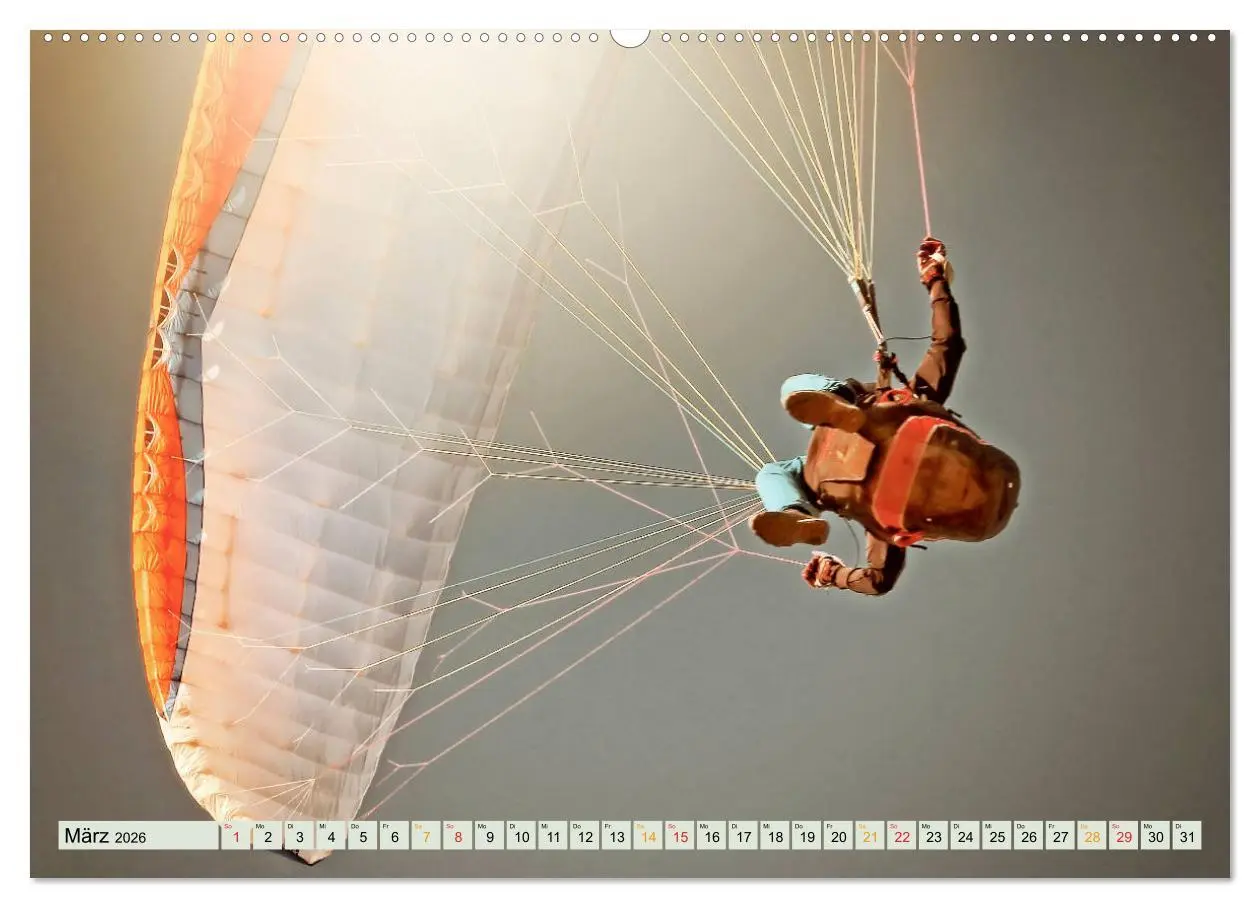 Bild: 9783457797341 | Paragliding - Mut zum Abenteuer (hochwertiger Premium Wandkalender...