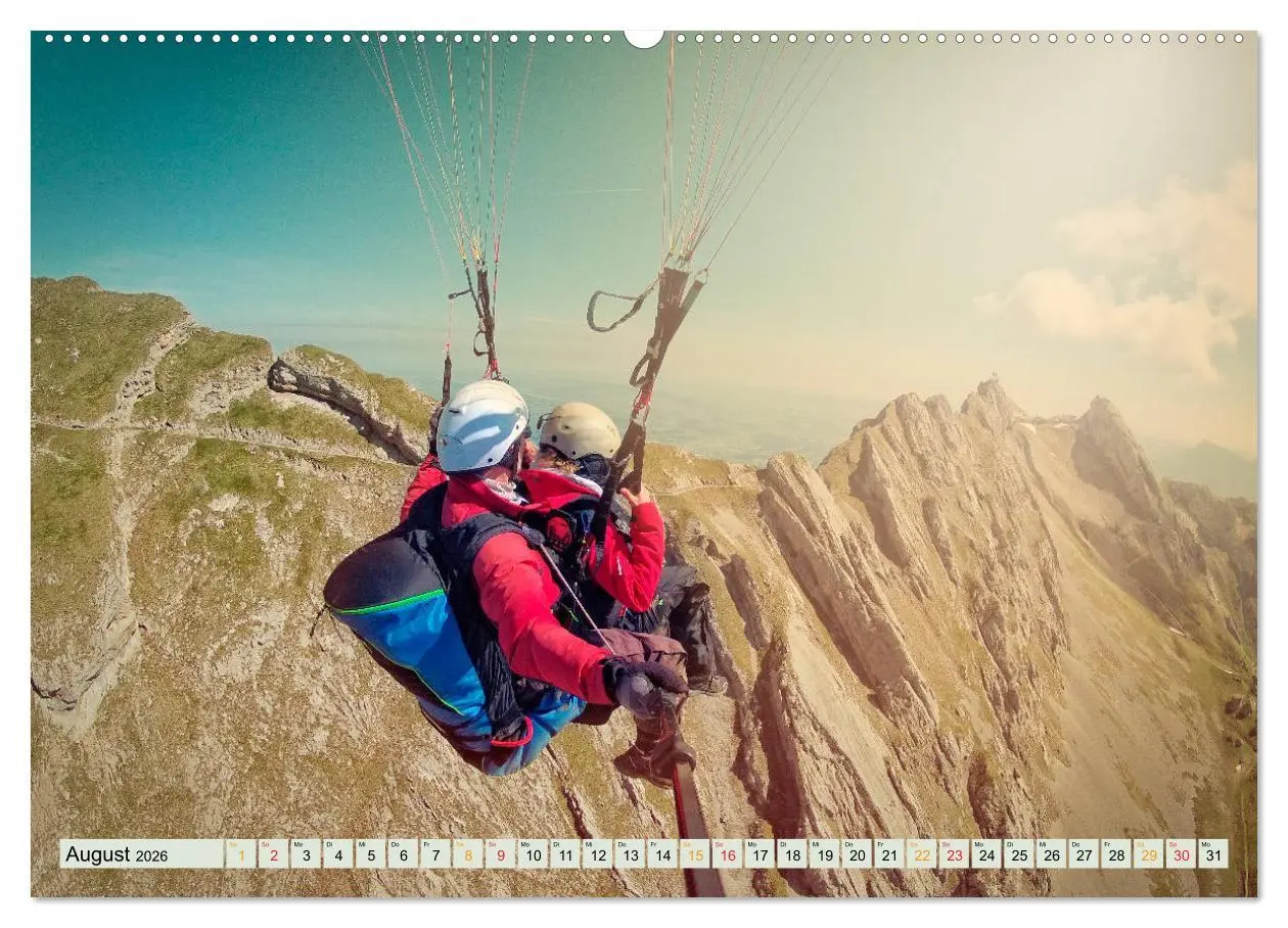 Bild: 9783457797341 | Paragliding - Mut zum Abenteuer (hochwertiger Premium Wandkalender...