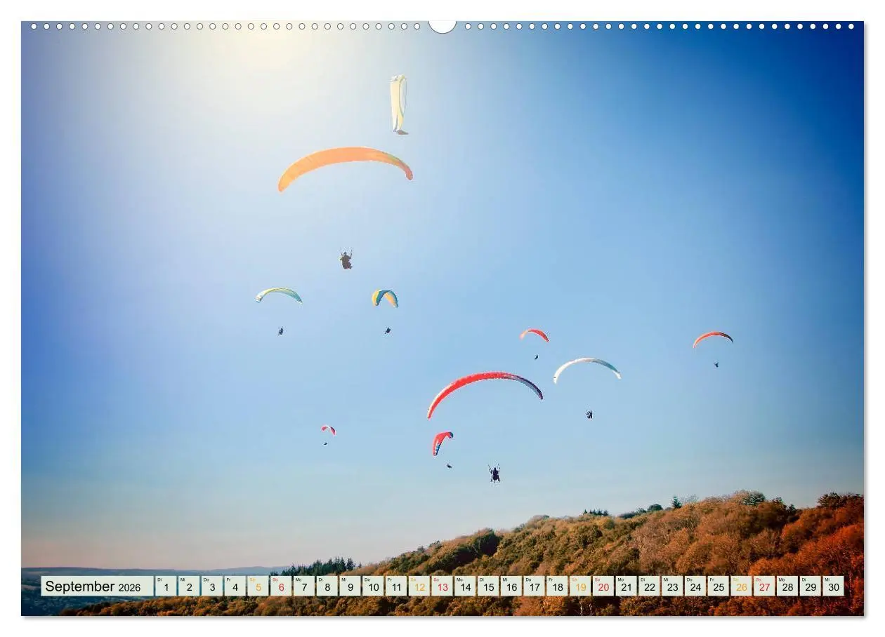 Bild: 9783457797341 | Paragliding - Mut zum Abenteuer (hochwertiger Premium Wandkalender...