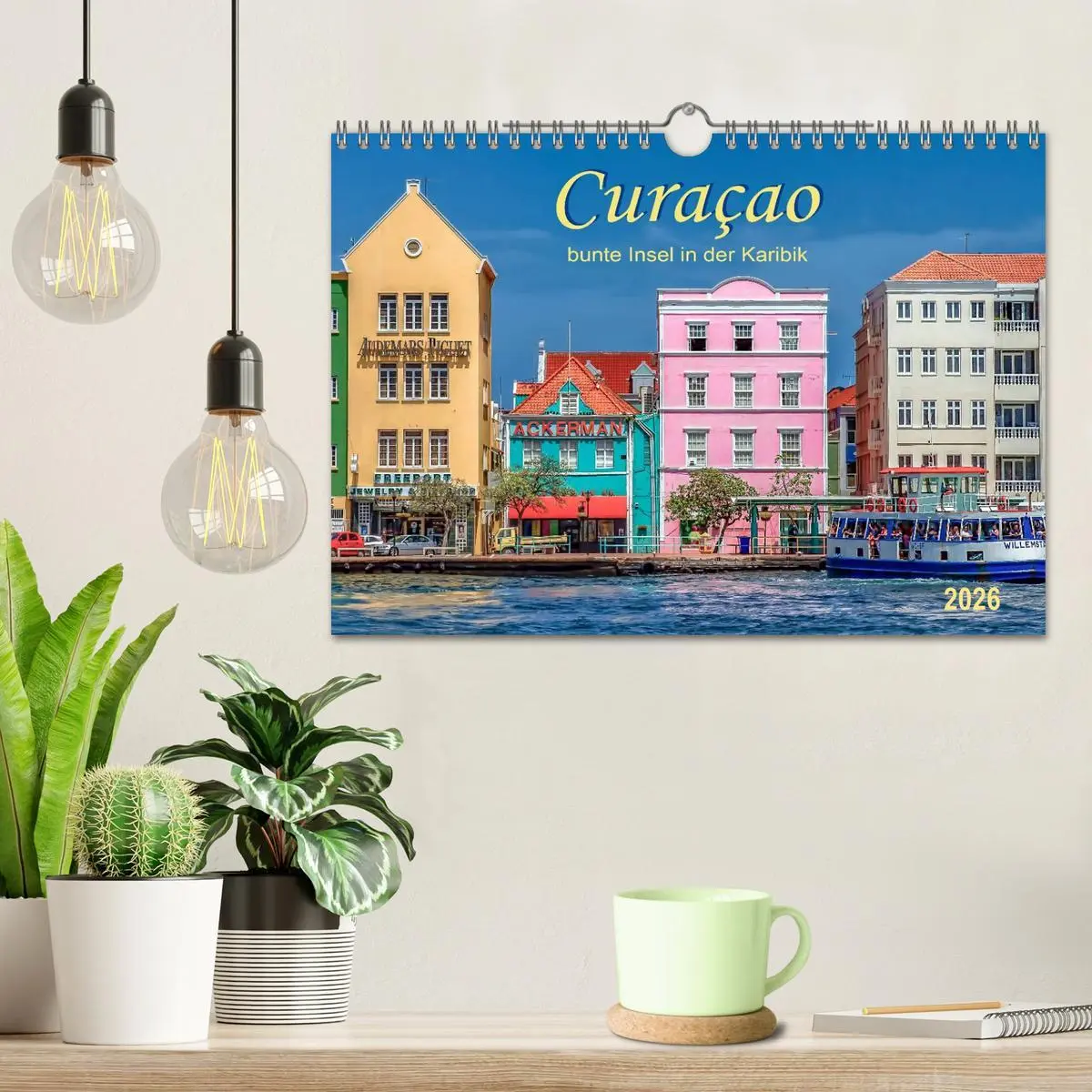 Bild: 9783516027341 | Curaçao - bunte Insel in der Karibik (Wandkalender 2026 DIN A4...