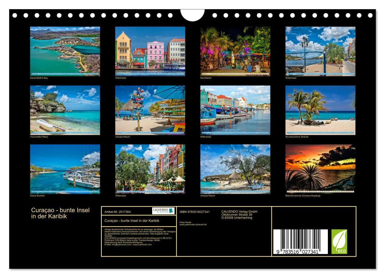 Bild: 9783516027341 | Curaçao - bunte Insel in der Karibik (Wandkalender 2026 DIN A4...