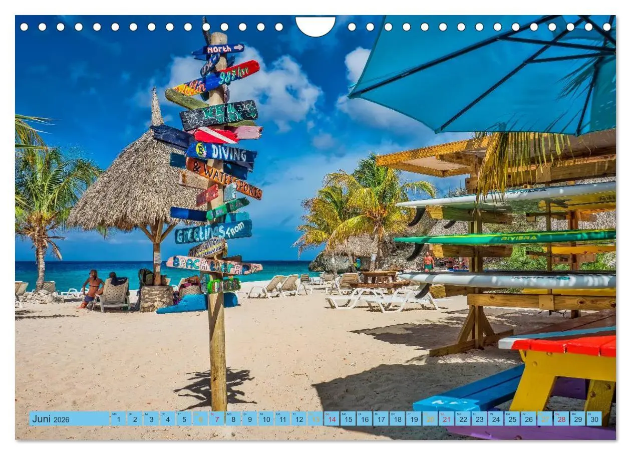 Bild: 9783516027341 | Curaçao - bunte Insel in der Karibik (Wandkalender 2026 DIN A4...