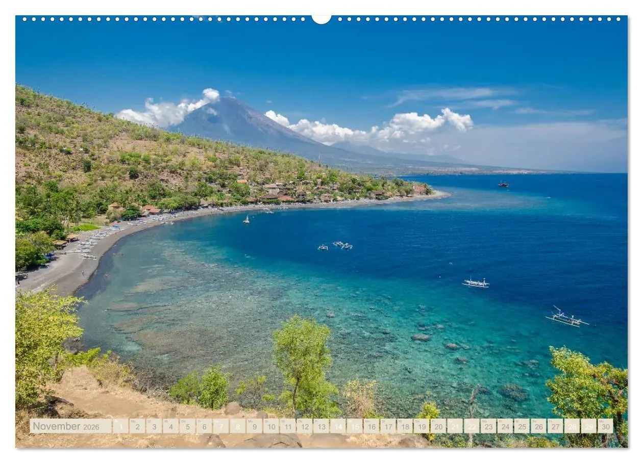 Bild: 9783516197341 | Bali (Wandkalender 2026 DIN A2 quer), CALVENDO Monatskalender | Burri
