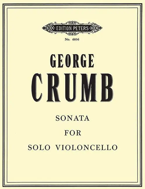 Cover: 9790300707341 | Sonata | George Crumb | Taschenbuch | Partitur | Englisch | 2022