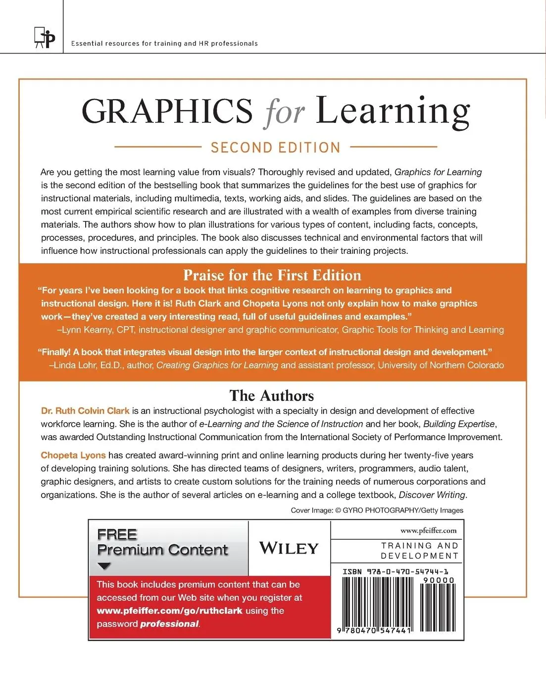 Rückseite: 9780470547441 | Graphics for Learning | Ruth C Clark (u. a.) | Taschenbuch | 432 S.