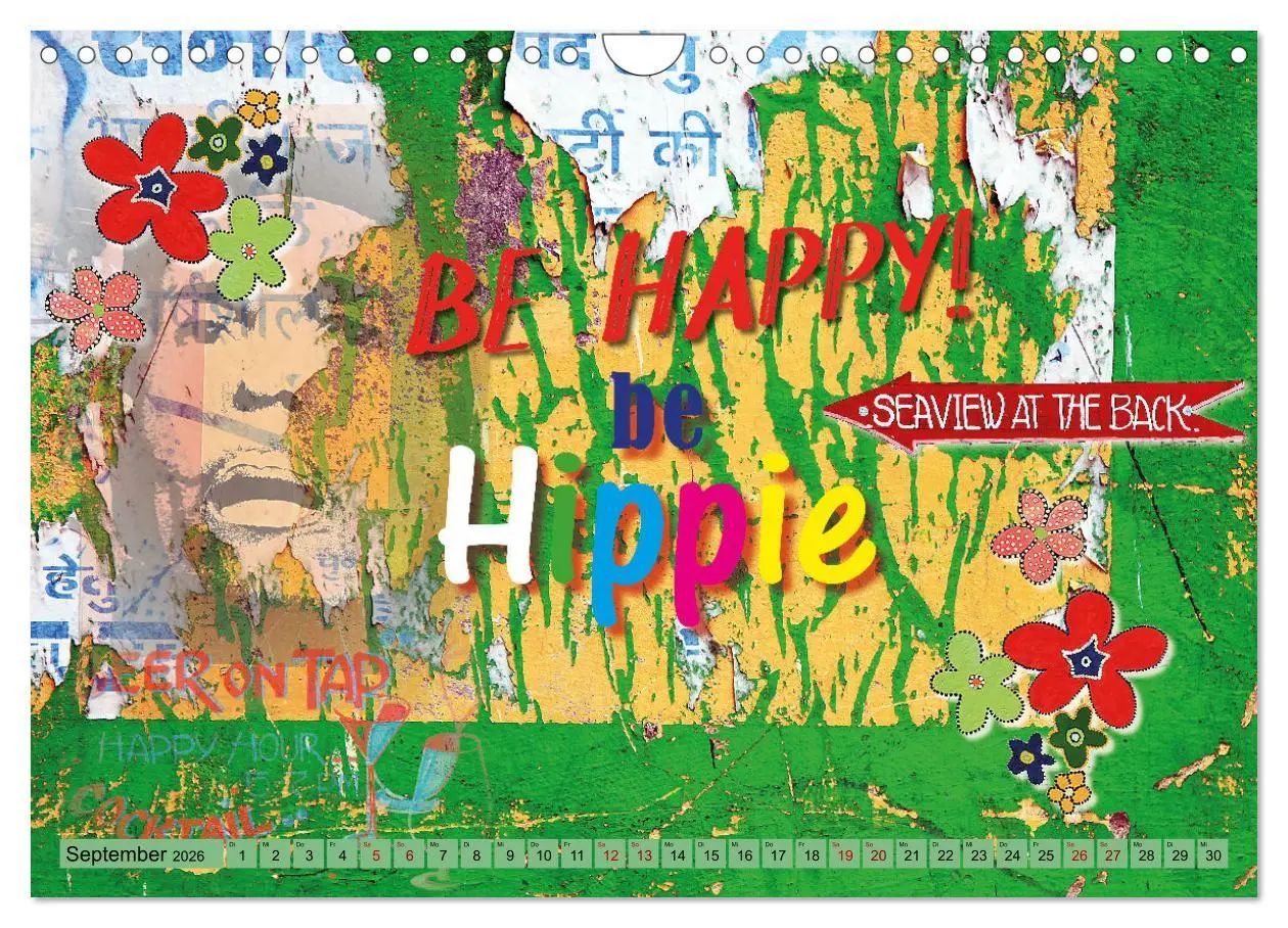 Bild: 9783457547441 | Love and Peace Liebe und Frieden (Wandkalender 2026 DIN A4 quer),...