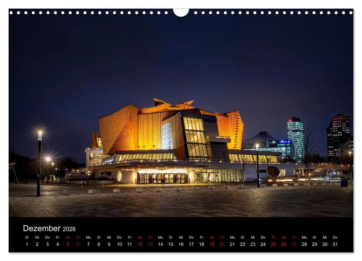 Bild: 9783457617441 | Eine Reise durch Berlin bei Nacht (Wandkalender 2026 DIN A3 quer),...