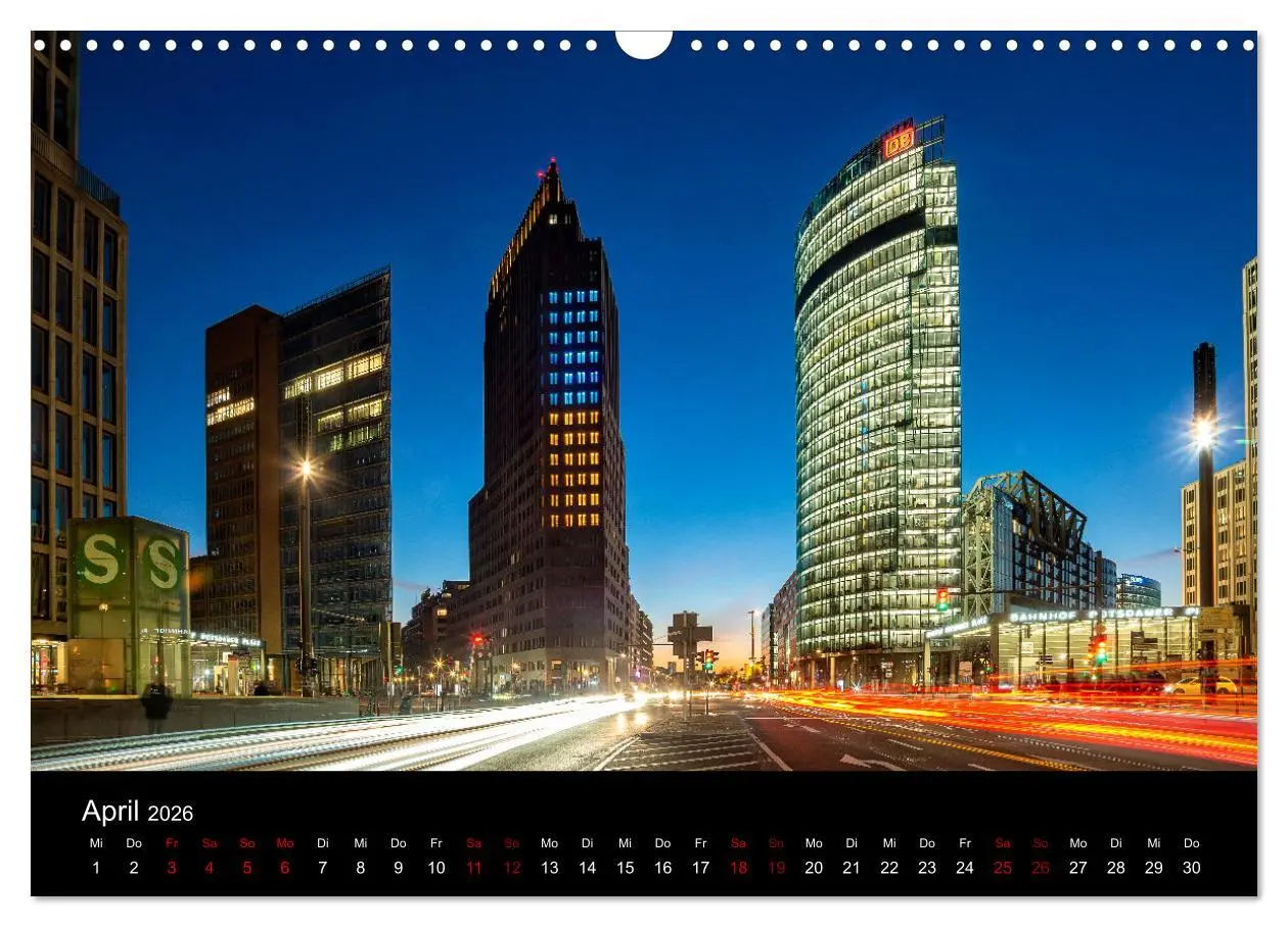 Bild: 9783457617441 | Eine Reise durch Berlin bei Nacht (Wandkalender 2026 DIN A3 quer),...