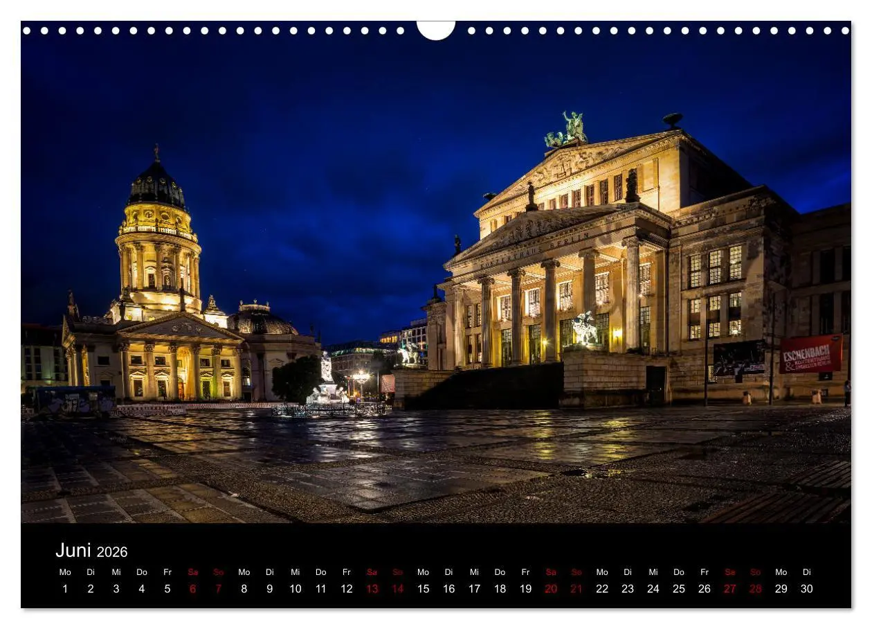 Bild: 9783457617441 | Eine Reise durch Berlin bei Nacht (Wandkalender 2026 DIN A3 quer),...