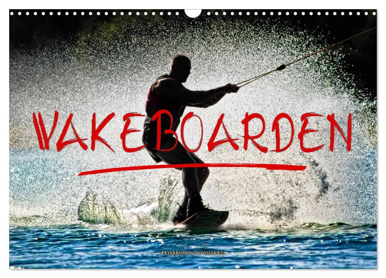 Cover: 9783457857441 | Wakeboarden (Wandkalender 2026 DIN A3 quer), CALVENDO Monatskalender