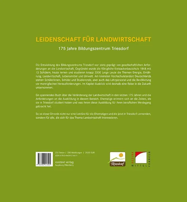 Bild: 9783946917441 | Leidenschaft für Landwirtschaft | 175 Jahre Bildungszentrum Triesdorf