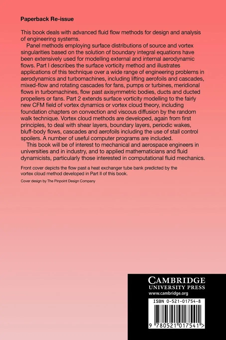 Rückseite: 9780521017541 | Vortex Element Methods for Fluid Dynamic Analysis of Engineering...