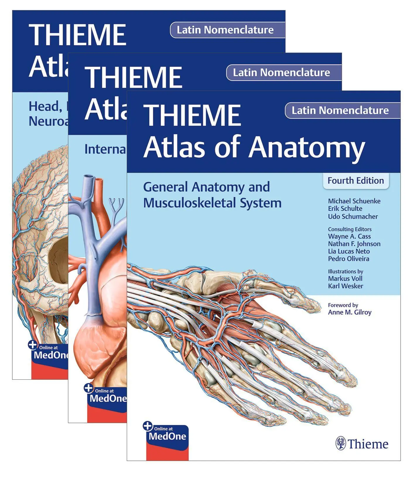 Cover: 9781684207541 | THIEME Atlas of Anatomy, Latin Nomenclature, Three Volume Set,...