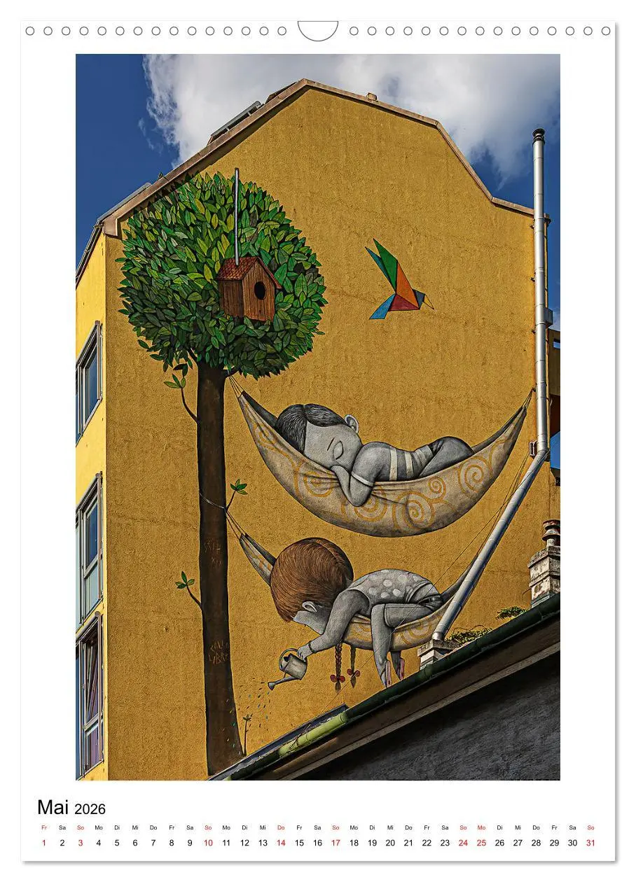 Bild: 9783516317541 | Kunst an Hauswänden (Wandkalender 2026 DIN A3 hoch), CALVENDO...