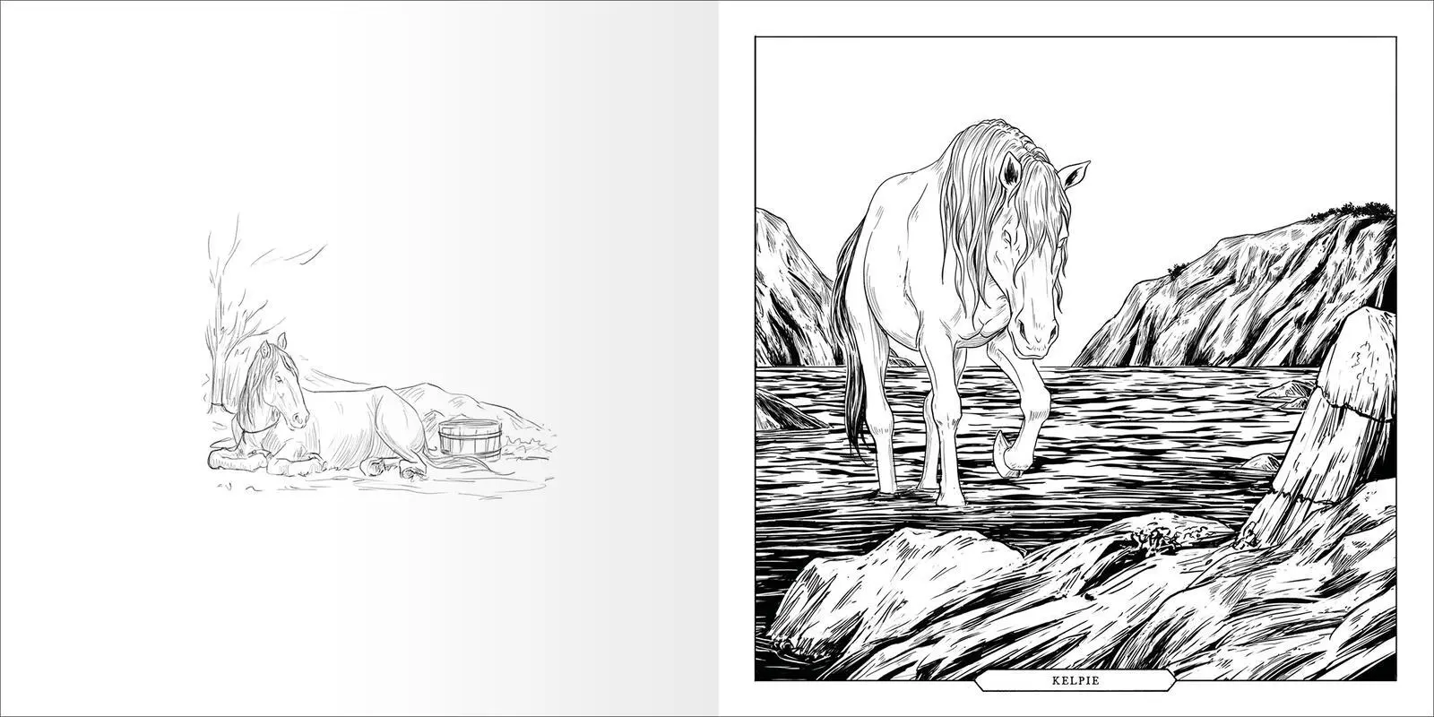 Bild: 4014489137641 | Das große Fabelwesen-Malbuch | Originale Illustrationen zum Ausmalen