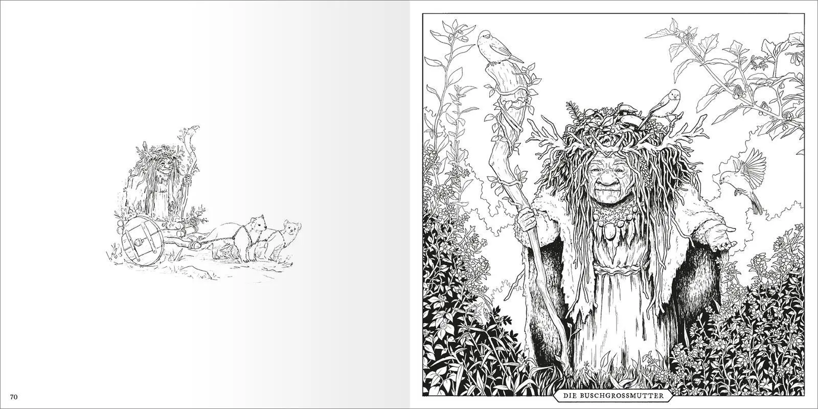 Bild: 4014489137641 | Das große Fabelwesen-Malbuch | Originale Illustrationen zum Ausmalen