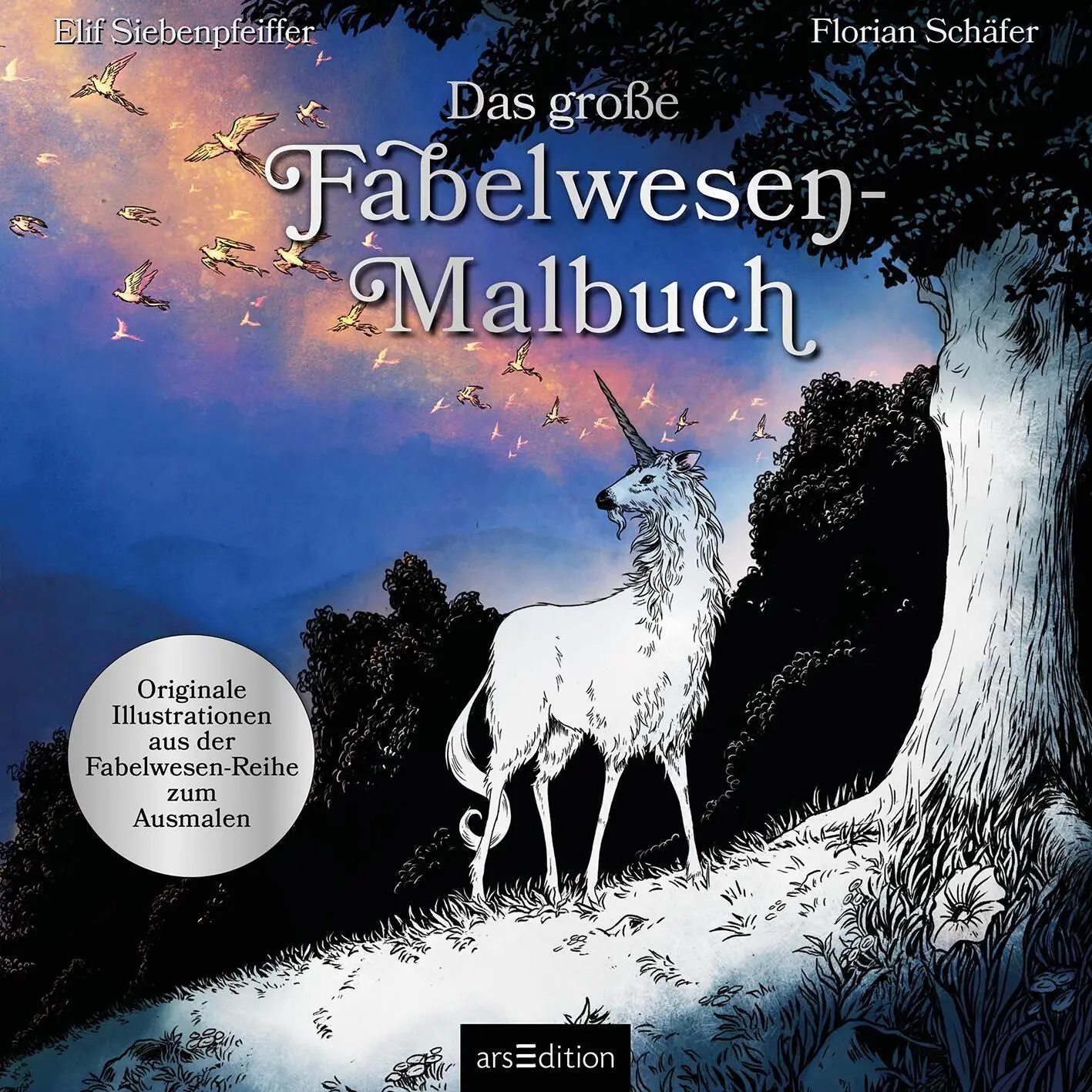 Bild: 4014489137641 | Das große Fabelwesen-Malbuch | Originale Illustrationen zum Ausmalen