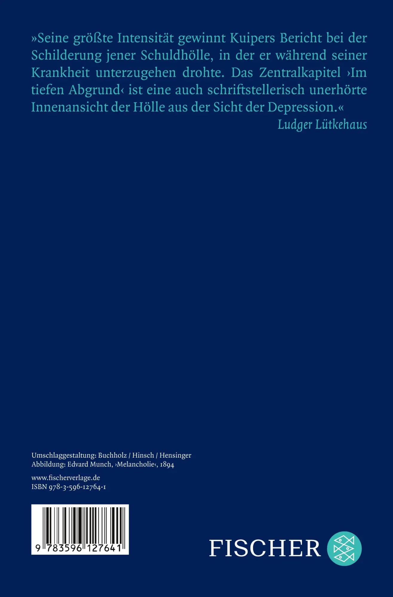 Rückseite: 9783596127641 | Seelenfinsternis | Die Depression eines Psychiaters | Piet C. Kuiper