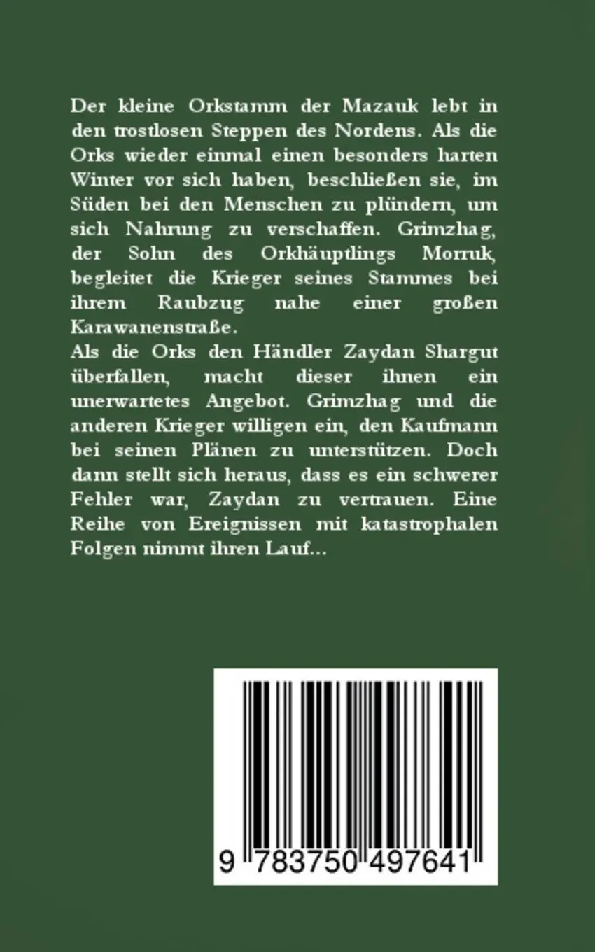 Rückseite: 9783750497641 | Die Antariksa-Saga | Grimzhag - Der Beginn | Alexander Merow | Buch