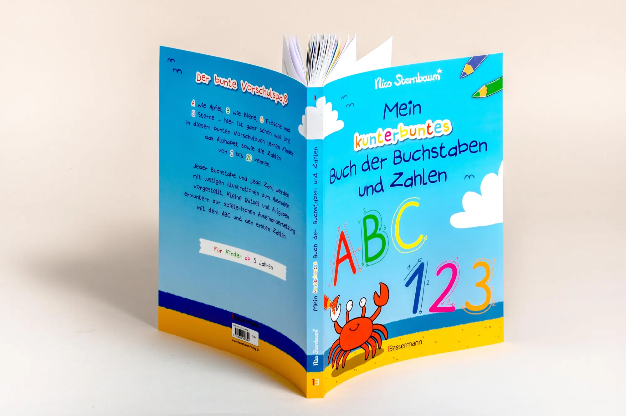 Bild: 9783809447641 | Mein kunterbuntes Buch der Buchstaben und Zahlen. Spielerisch das...