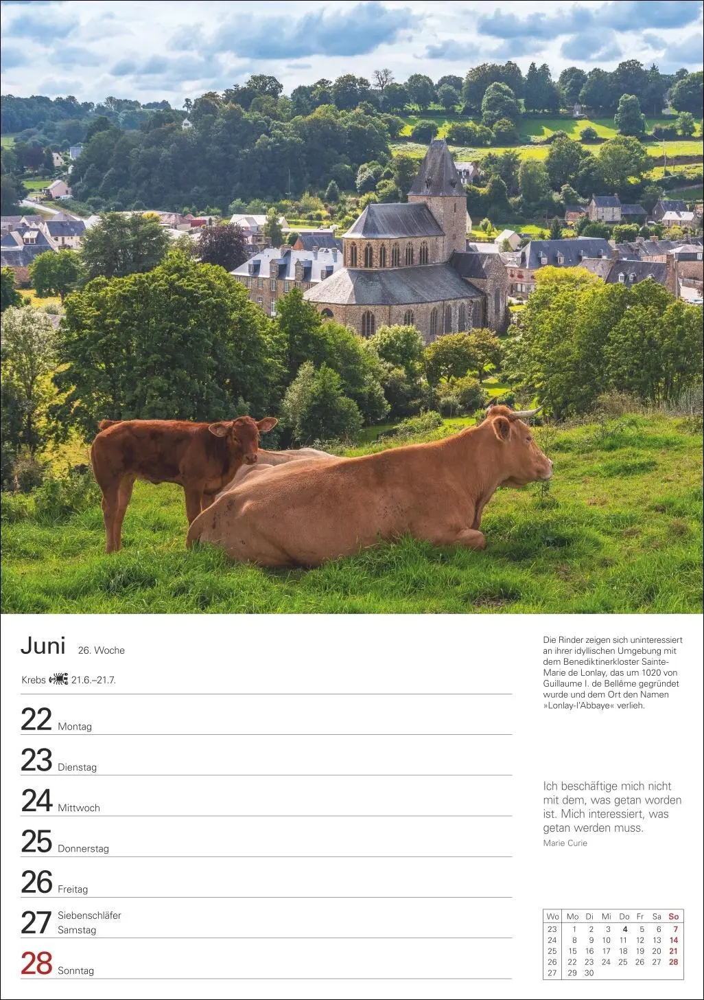 Bild: 9783840037641 | Bretagne und Normandie Wochenplaner 2026 - Eine Reise in 53 Bildern