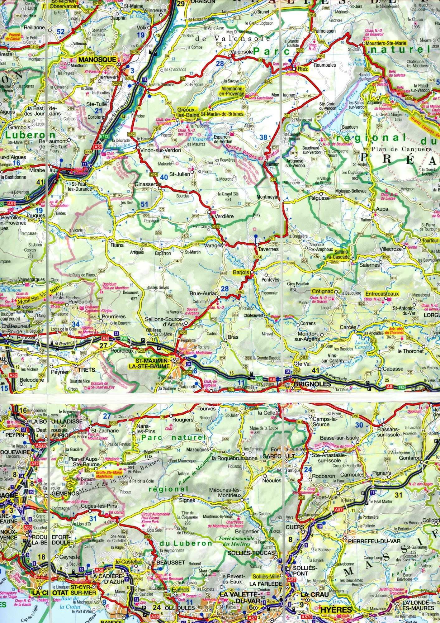 Bild: 9783939997641 | MoTourMaps Provence-Alpes-Côte d'Azur (Französische Alpen Süd)...