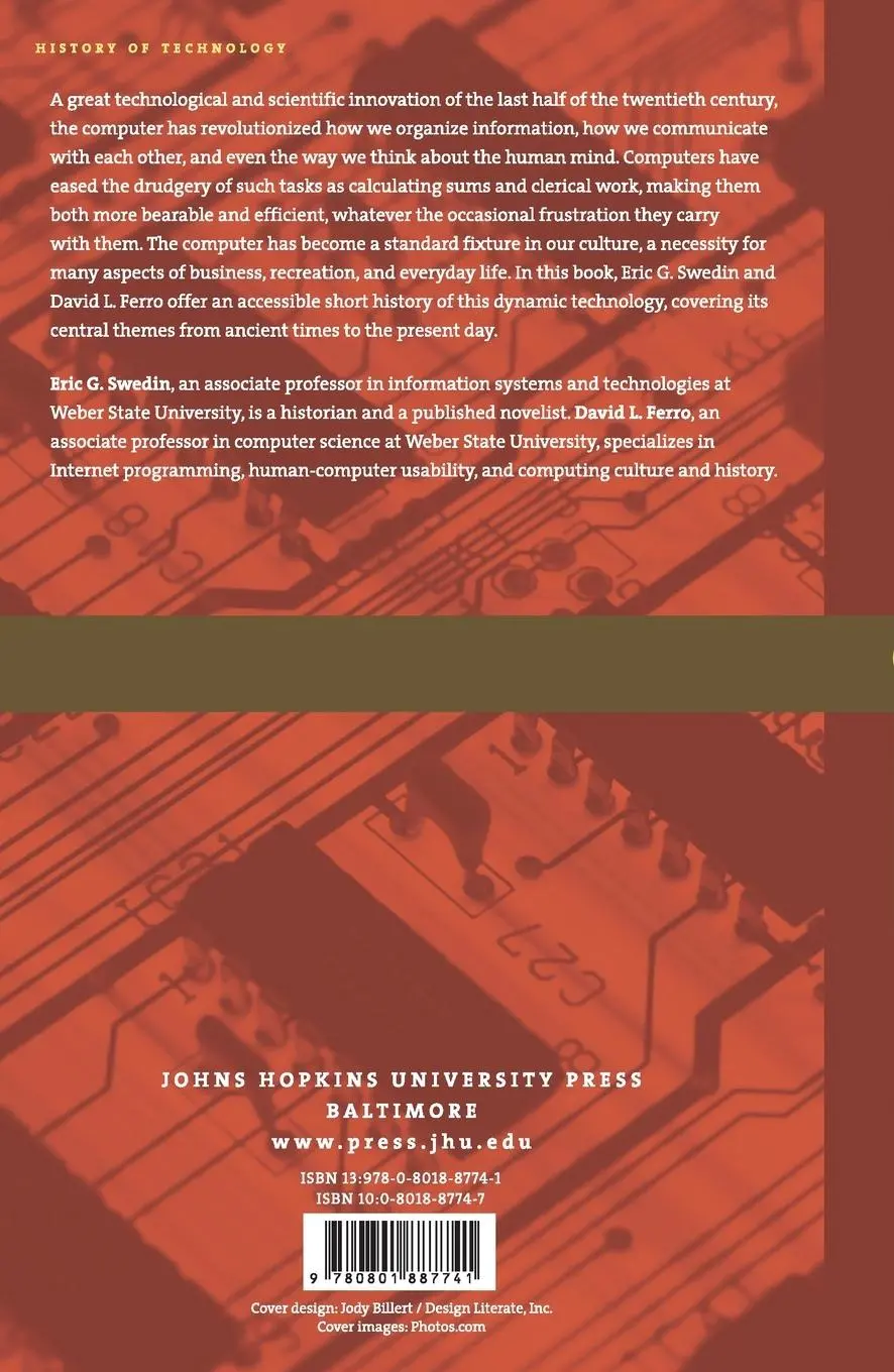 Rückseite: 9780801887741 | Computers | The Life Story of a Technology | Eric G Swedin (u. a.)