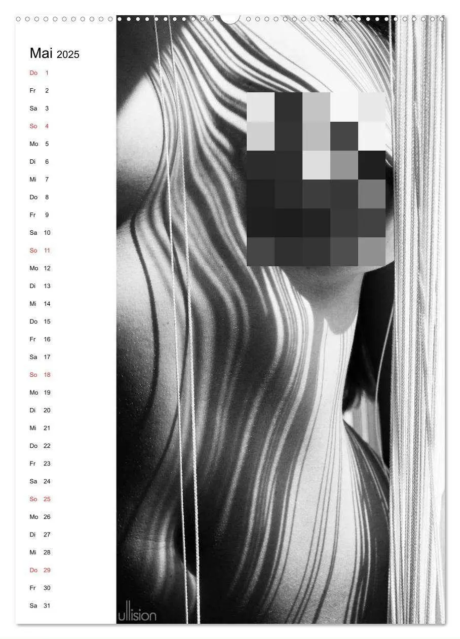 Bild: 9783457067741 | Akt abstrakt (Wandkalender 2025 DIN A2 hoch), CALVENDO Monatskalender