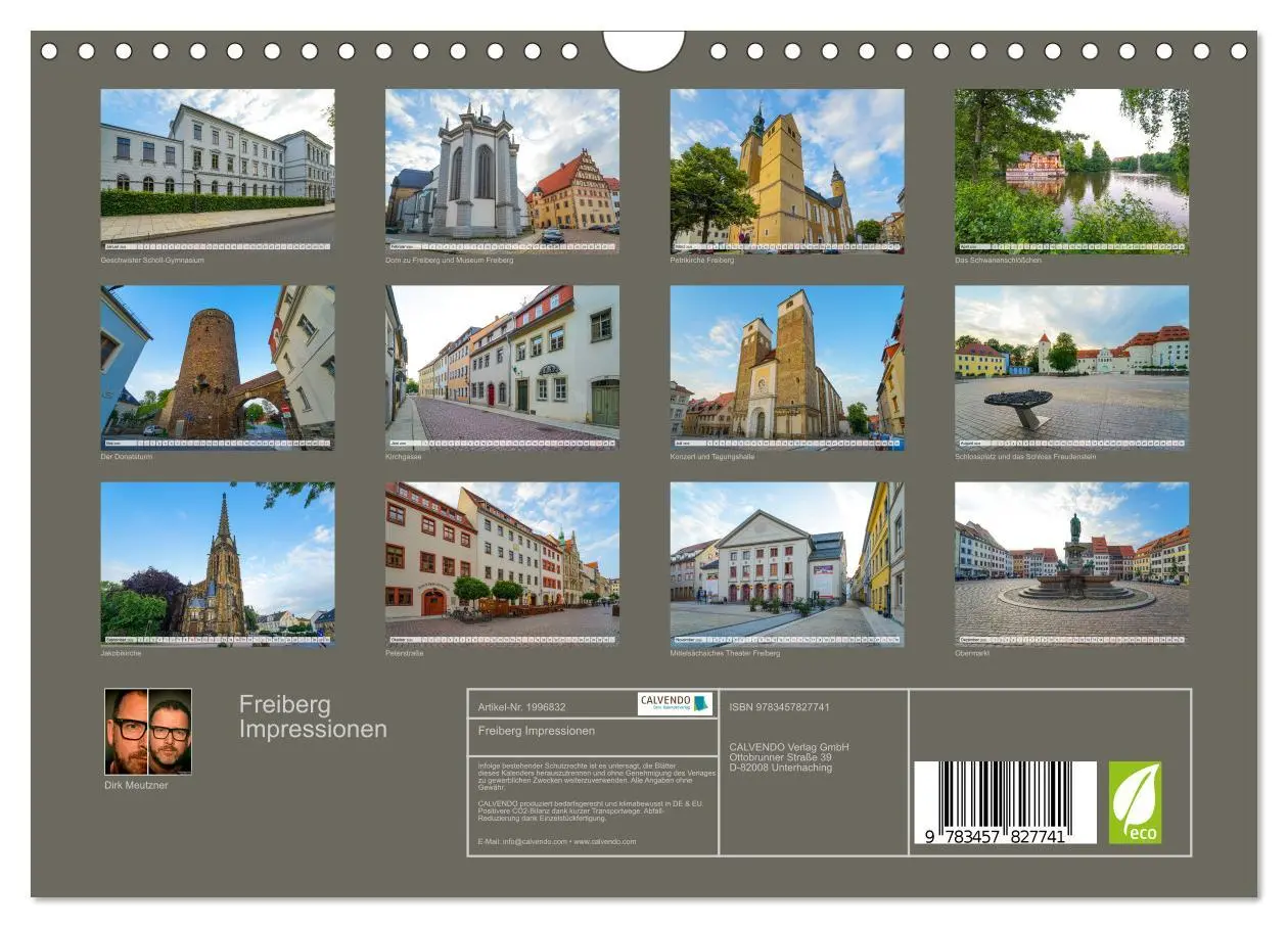 Bild: 9783457827741 | Freiberg Impressionen (Wandkalender 2026 DIN A4 quer), CALVENDO...