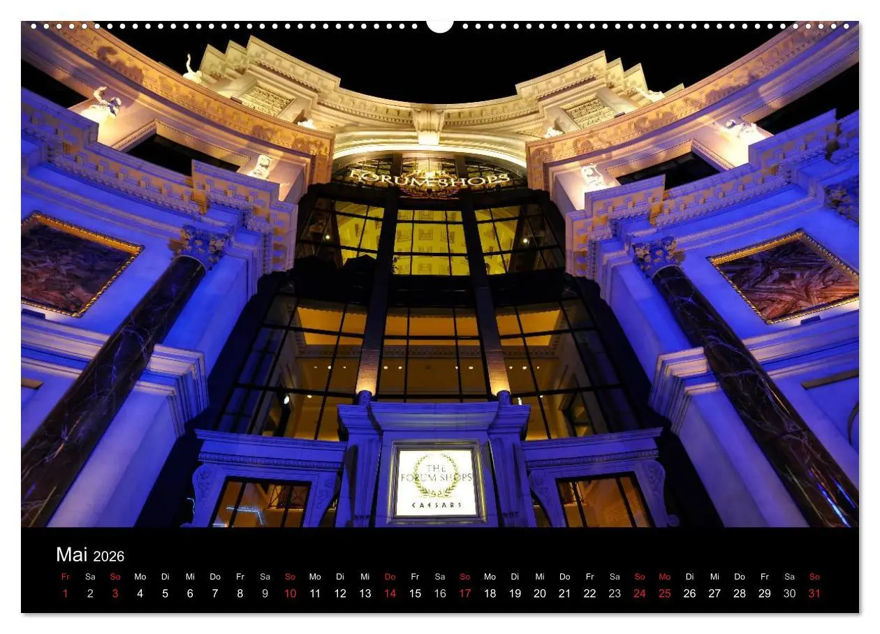 Bild: 9783516227741 | Las Vegas (Wandkalender 2026 DIN A2 quer), CALVENDO Monatskalender