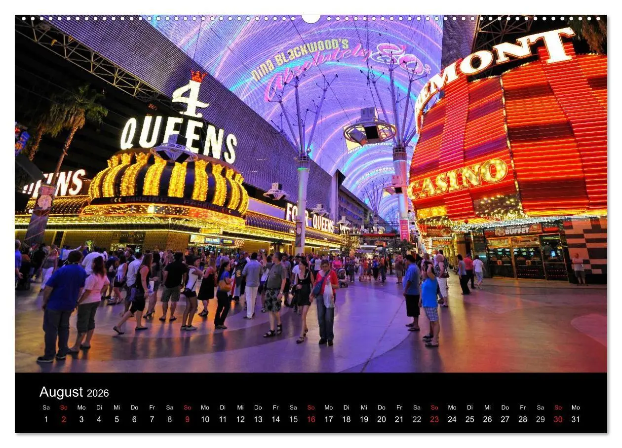 Bild: 9783516227741 | Las Vegas (Wandkalender 2026 DIN A2 quer), CALVENDO Monatskalender