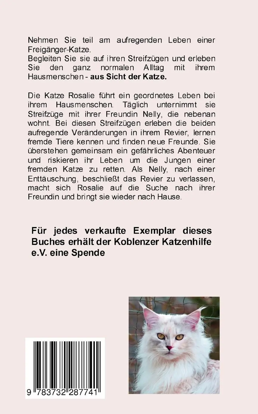 Rückseite: 9783732287741 | Rosalie | Erlebnisse einer Hauskatze - Teil 1 | Uta Bach | Taschenbuch