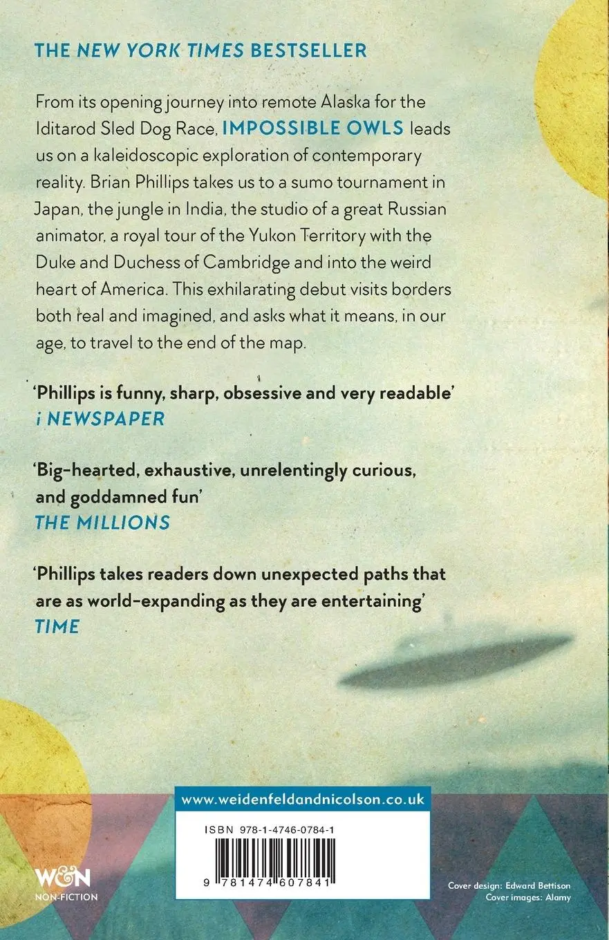 Rückseite: 9781474607841 | Impossible Owls | Essays from the Ends of the World | Brian Phillips