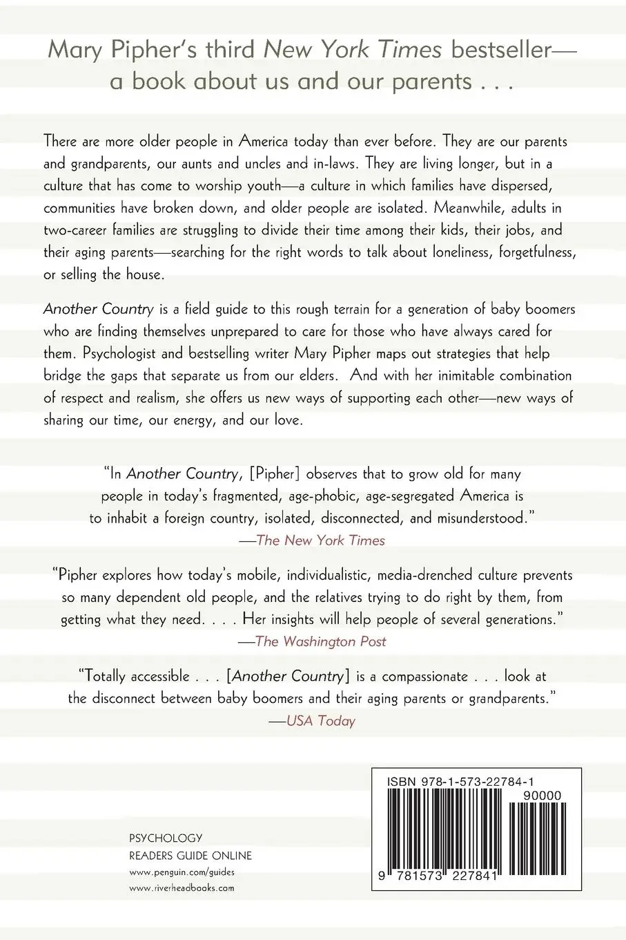 Rückseite: 9781573227841 | Another Country | Navigating the Emotional Terrain of Our Elders