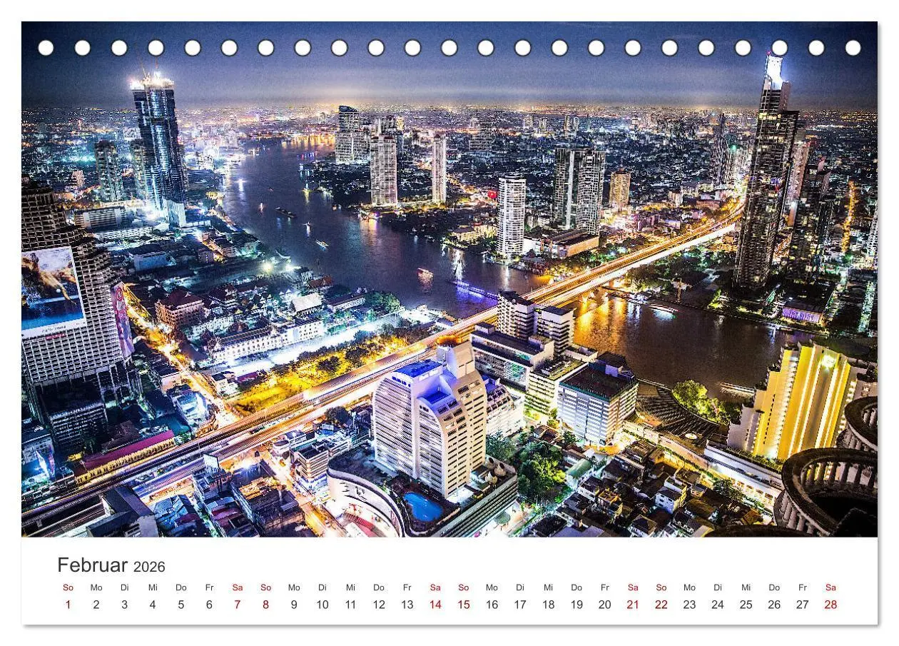Bild: 9783457437841 | Bangkok - Die spektakuläre Hauptstadt von Thailand. (Tischkalender...