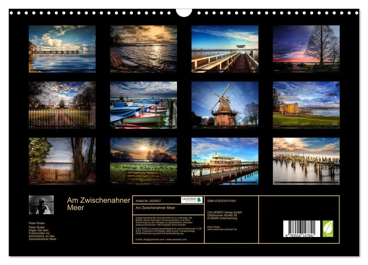 Bild: 9783516147841 | Am Zwischenahner Meer (Wandkalender 2026 DIN A3 quer), CALVENDO...