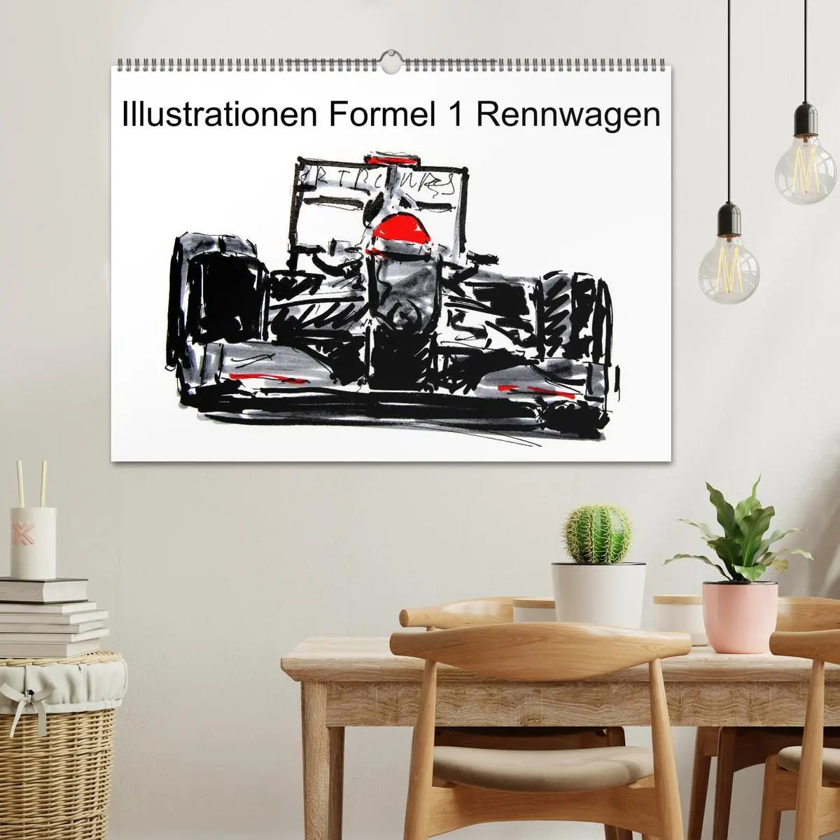 Bild: 9783516217841 | Illustrationen Formel 1 Rennwagen (Wandkalender 2026 DIN A2 quer),...