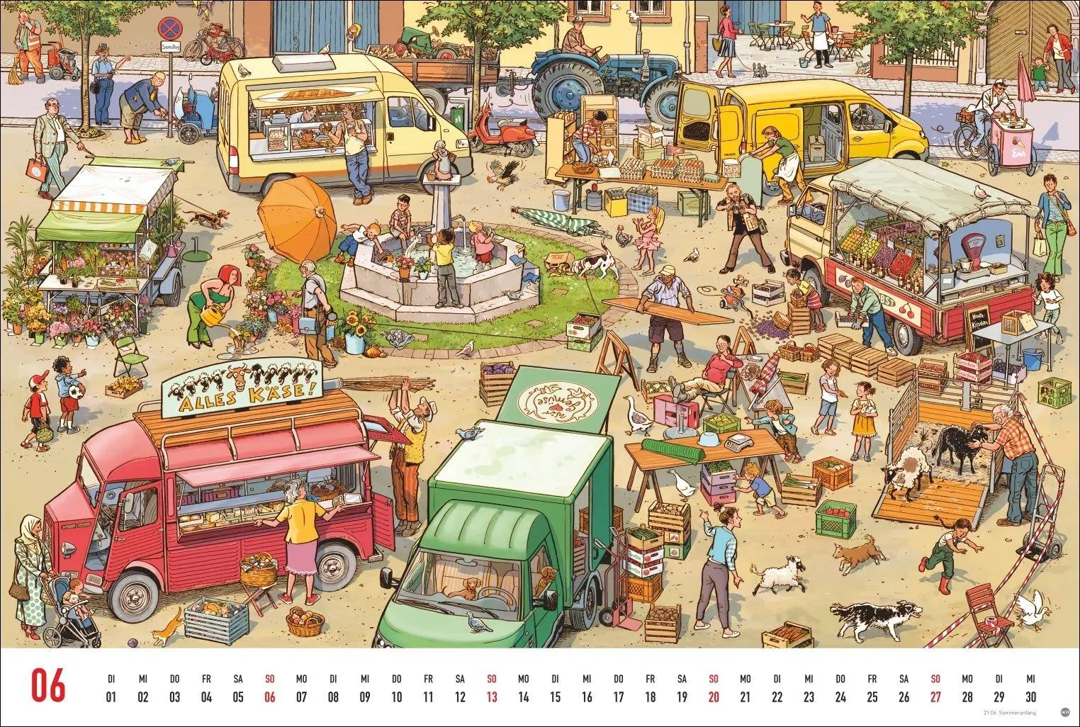 Bild: 9783756417841 | Göbel &amp; Knorr Wimmelbilder Edition Kalender 2027 | Doro Göbel (u. a.)