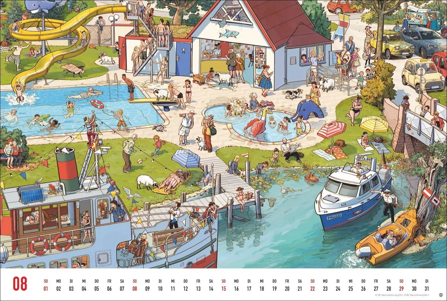 Bild: 9783756417841 | Göbel &amp; Knorr Wimmelbilder Edition Kalender 2027 | Doro Göbel (u. a.)