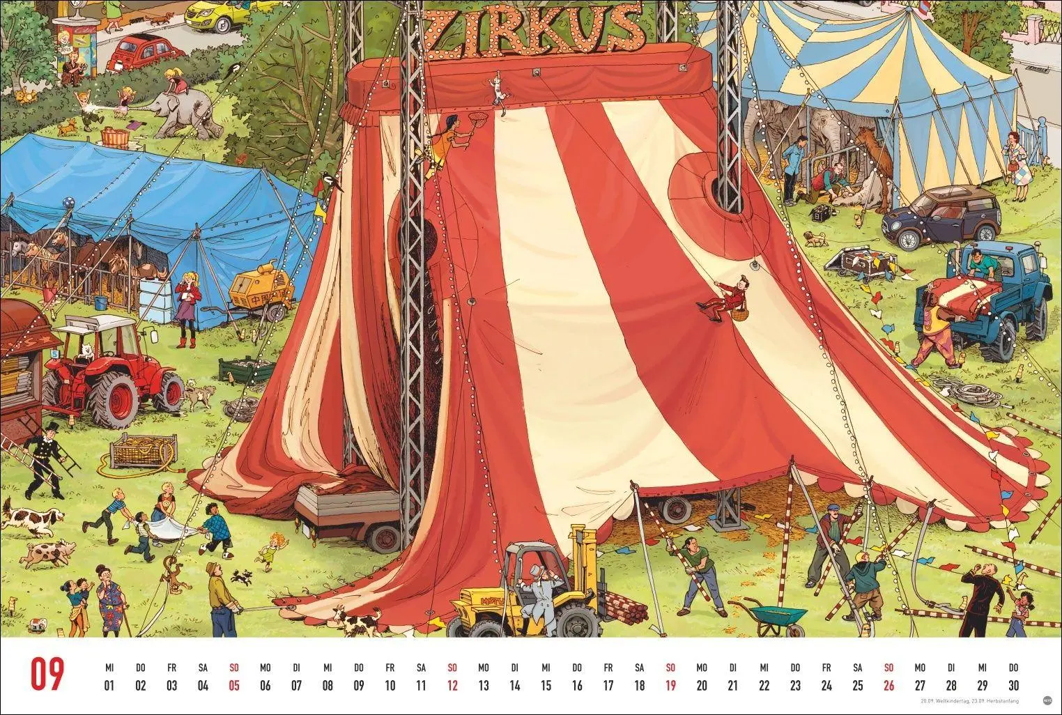 Bild: 9783756417841 | Göbel &amp; Knorr Wimmelbilder Edition Kalender 2027 | Doro Göbel (u. a.)