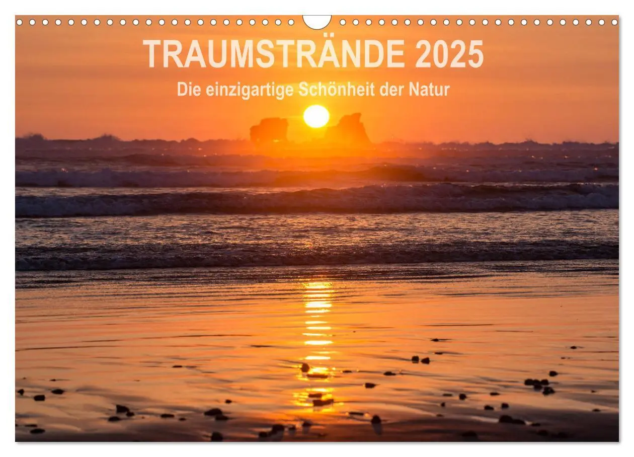 Cover: 9783435267941 | Kalender Traumstrände 2025 (Wandkalender 2025 DIN A3 quer),...