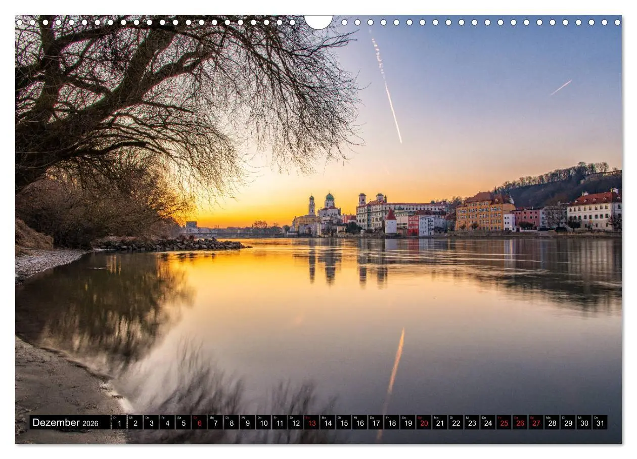 Bild: 9783457737941 | Passau - Die Dreiflüssestadt (Wandkalender 2026 DIN A3 quer),...