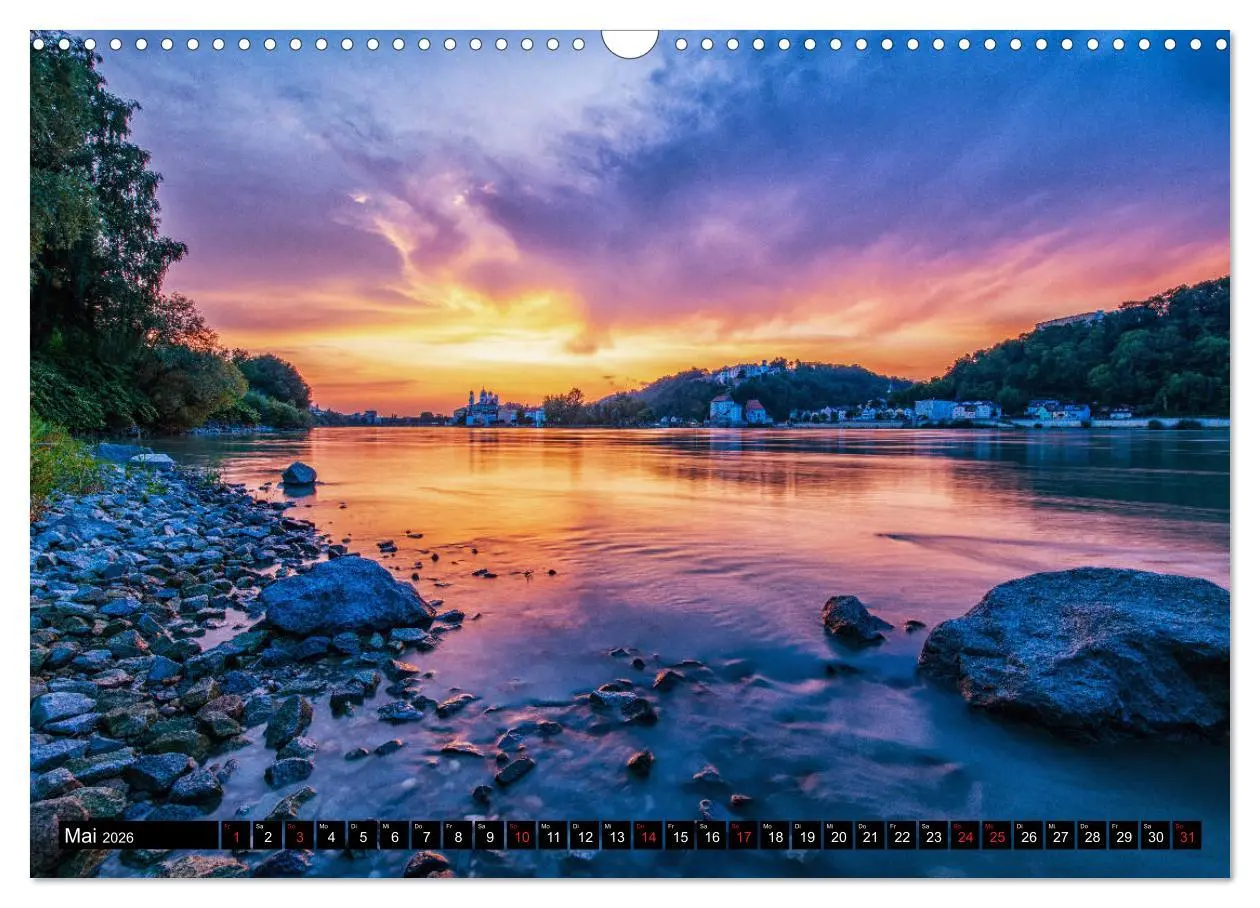 Bild: 9783457737941 | Passau - Die Dreiflüssestadt (Wandkalender 2026 DIN A3 quer),...