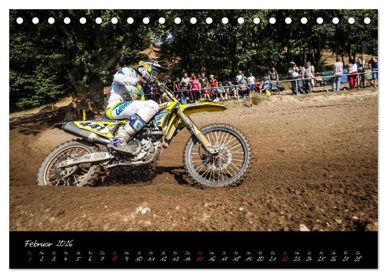Bild: 9783457807941 | Motocross Racing 2026 (Tischkalender 2026 DIN A5 quer), CALVENDO...