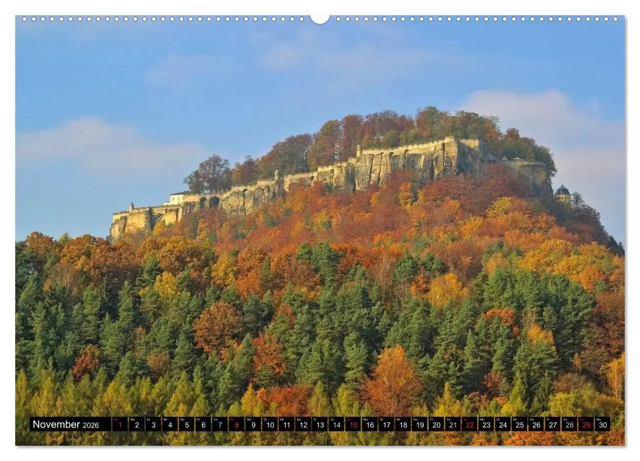 Bild: 9783516137941 | Elbsandsteingebirge (Wandkalender 2026 DIN A2 quer), CALVENDO...