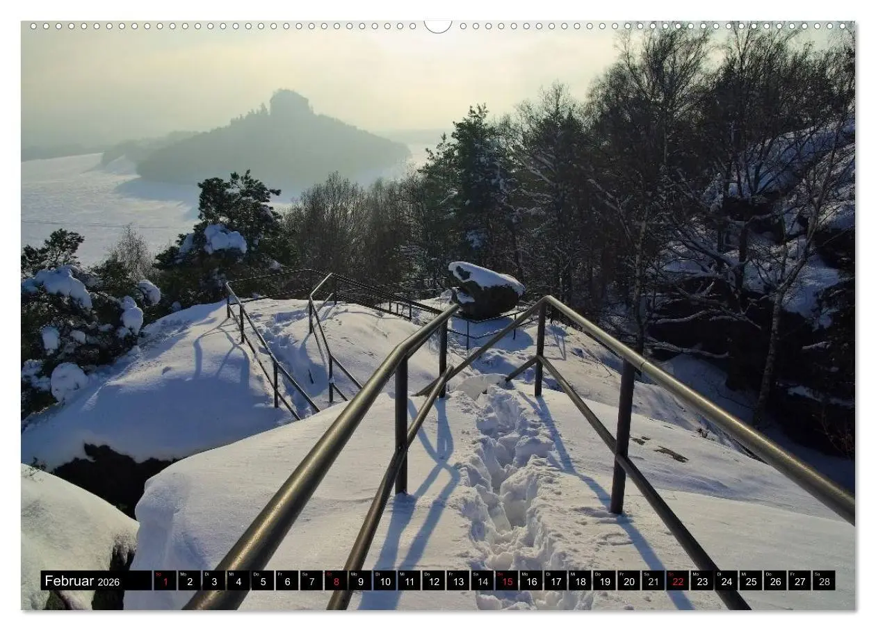 Bild: 9783516137941 | Elbsandsteingebirge (Wandkalender 2026 DIN A2 quer), CALVENDO...