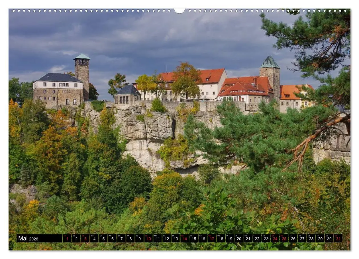 Bild: 9783516137941 | Elbsandsteingebirge (Wandkalender 2026 DIN A2 quer), CALVENDO...