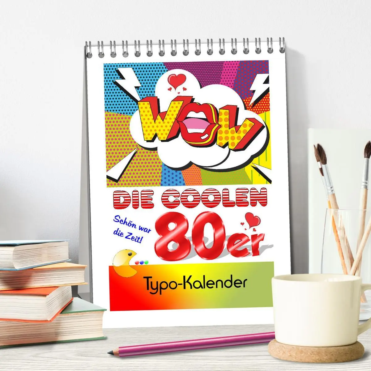 Bild: 9783516377941 | Die coolen 80er. Schön war die Zeit! (Tischkalender 2026 DIN A5...